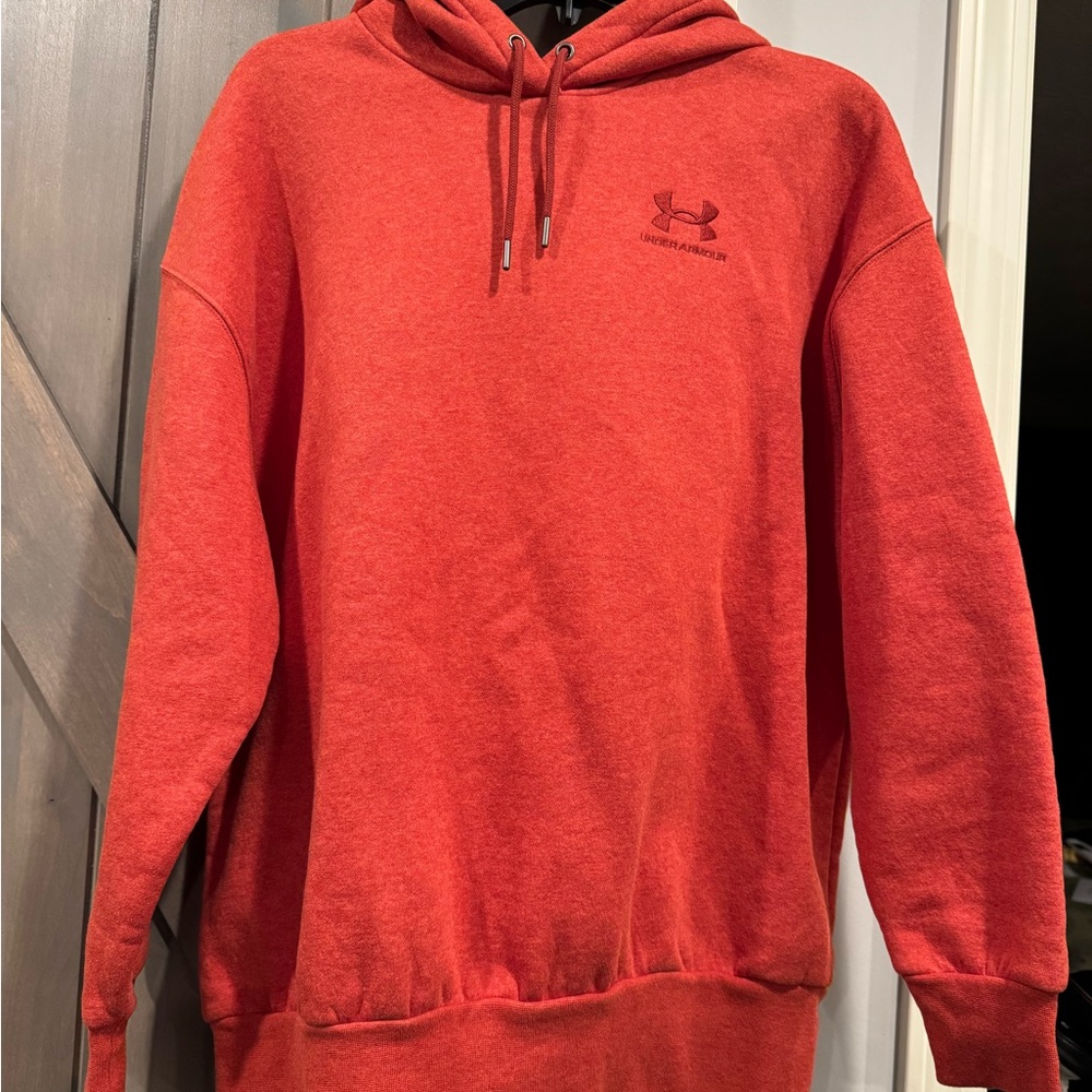 Under Armour Red Sweatshirt Classic Pullover Hoodie